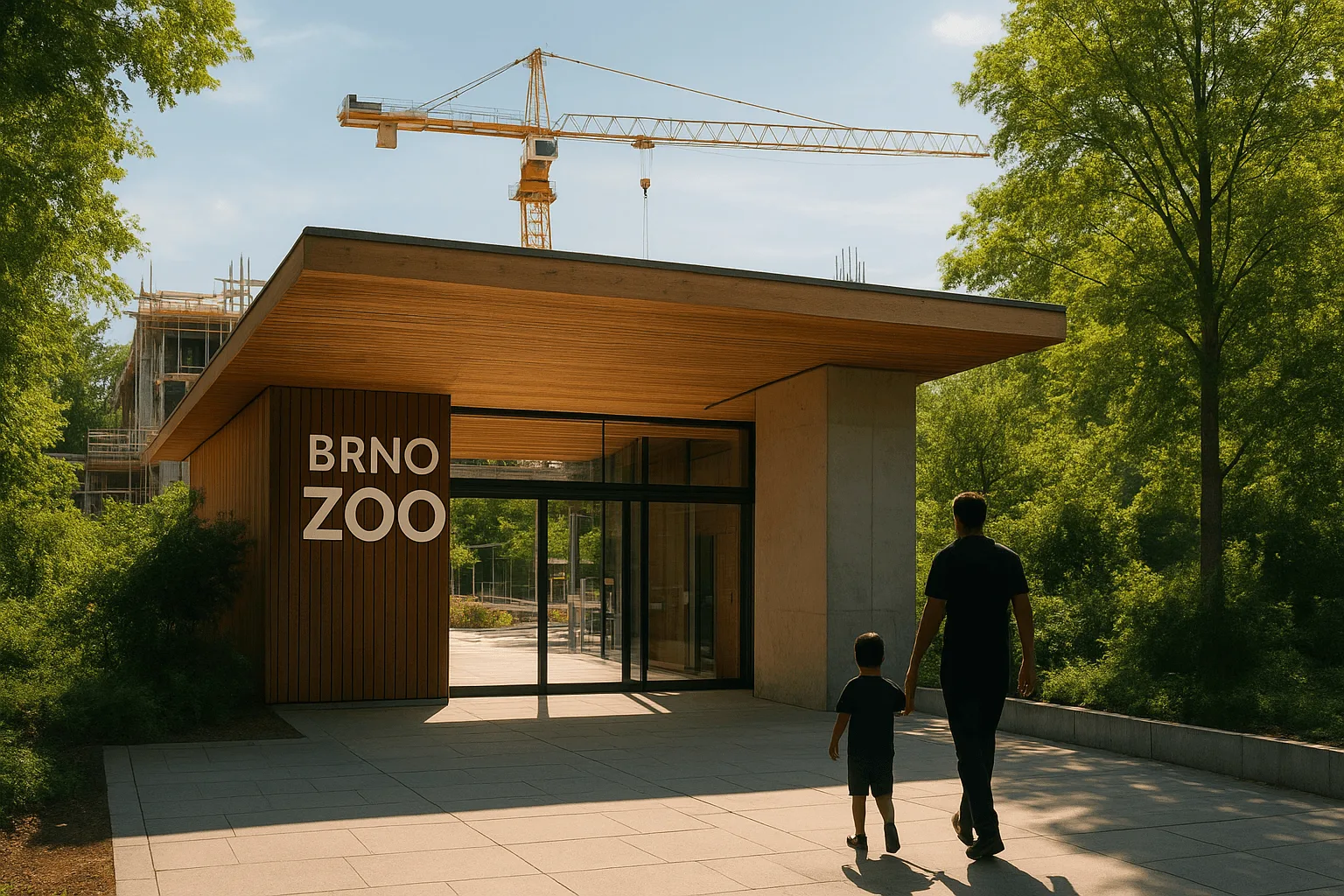 Brněnská zoo zahajuje rekonstrukci vstupu pro lepší zážitek návštěvníků