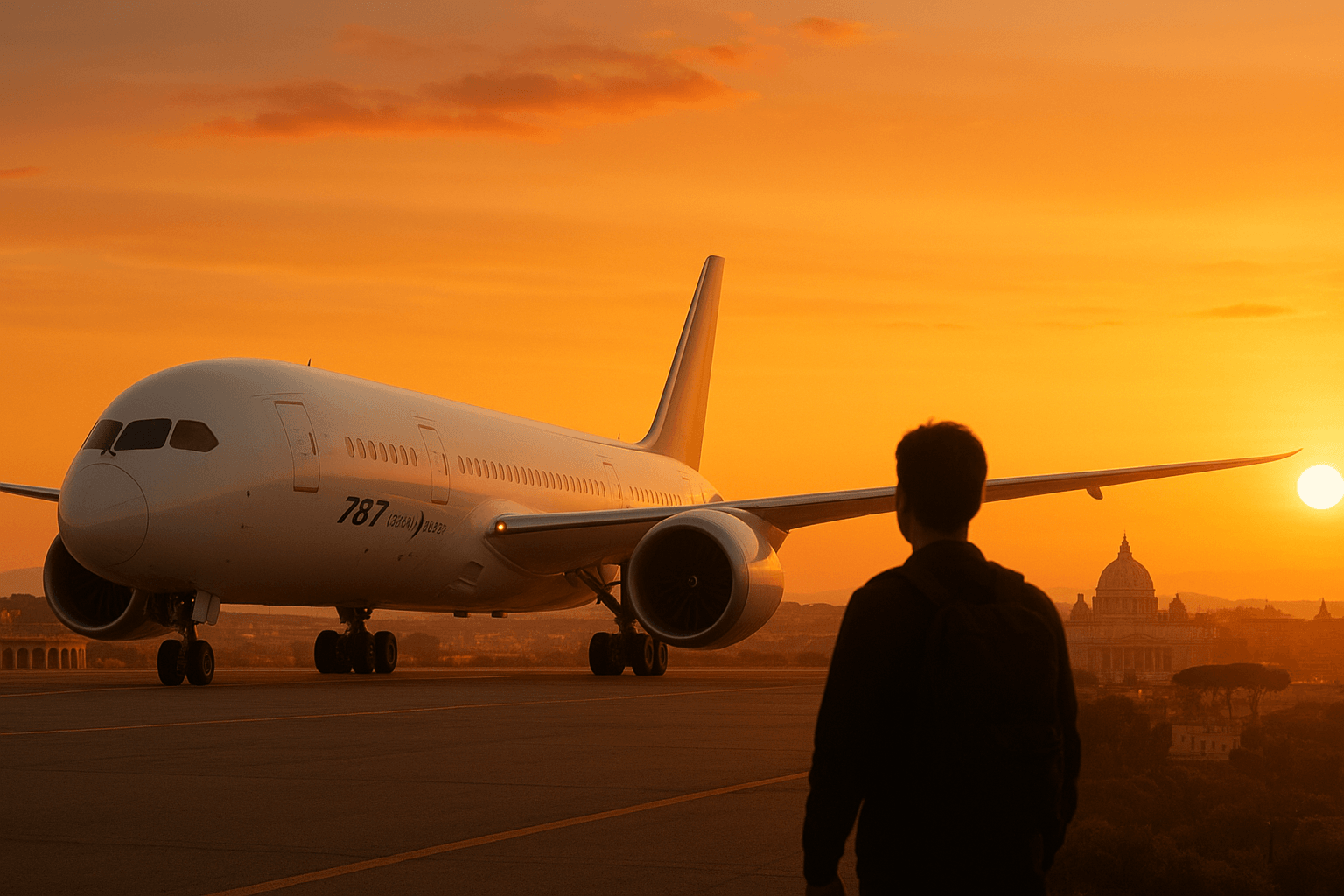 Alaska Airlines zahájila lety do Evropy s cílem Řím