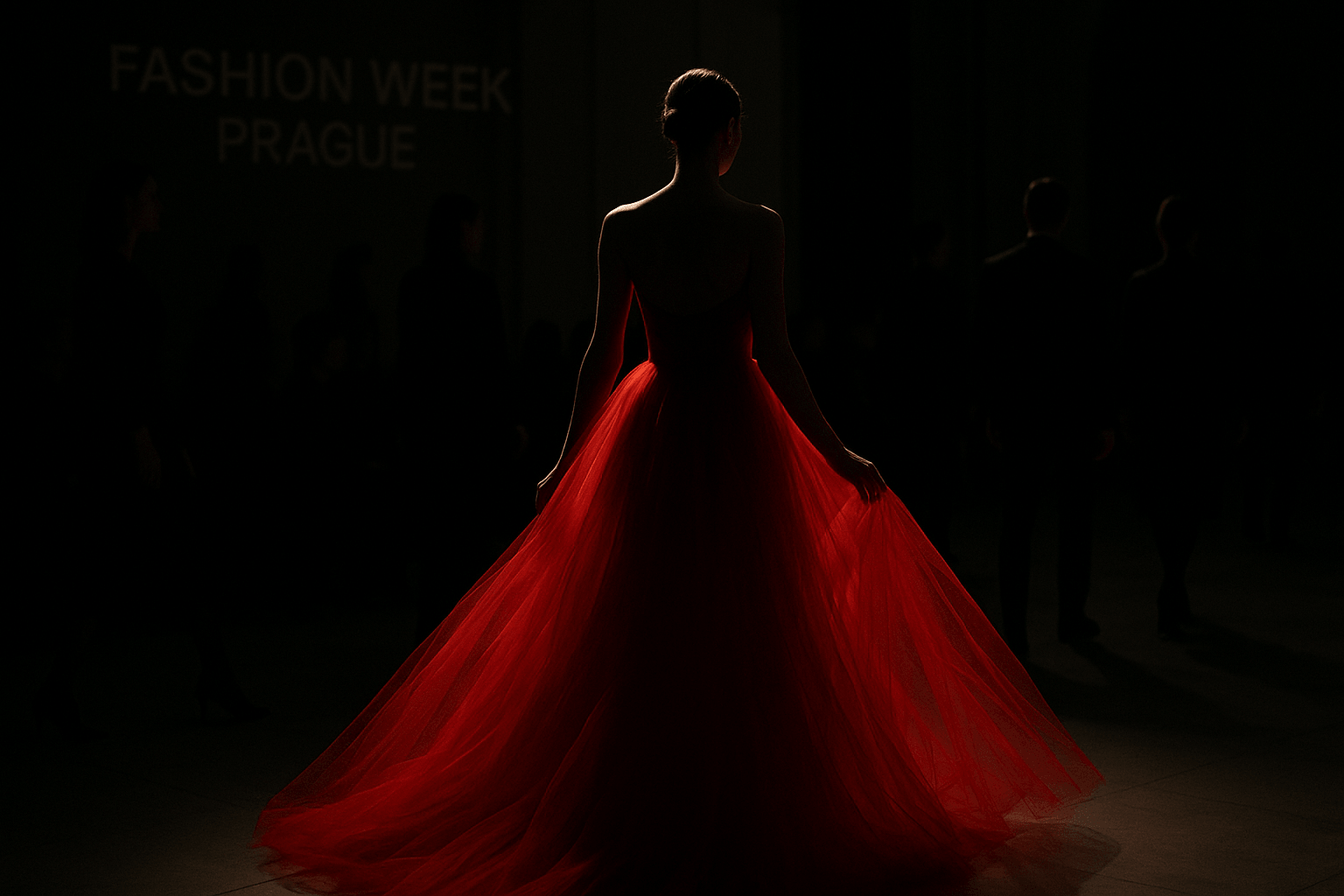 Jitka Nováčková na Fashion Weeku: Červené šaty vzbudily pozornost