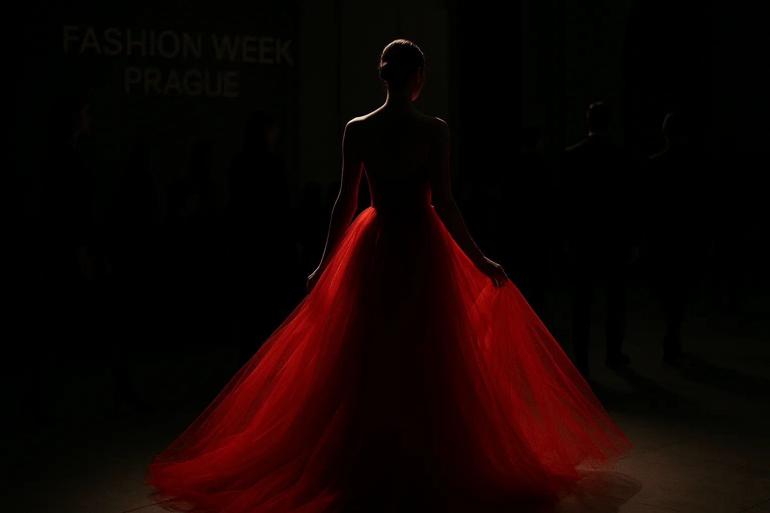 Jitka Nováčková na Fashion Weeku: Červené šaty vzbudily pozornost