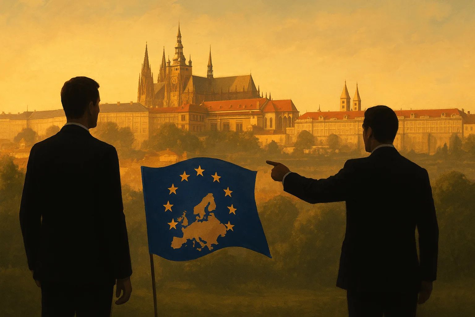 Prezident Petr Pavel přivítal finského protějška na Pražském hradě