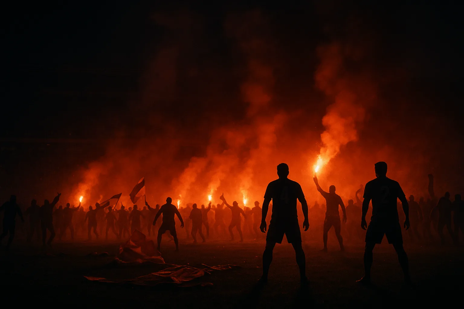 Incident na derby mezi Slavií a Spartou: Fanoušci vtrhli na hřiště a napadli hráče