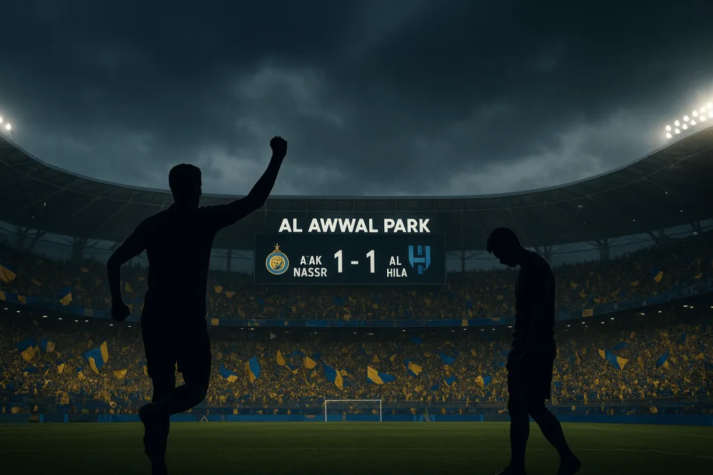 Al Nassr odkládá zisk titulu po remíze s Al Hilal