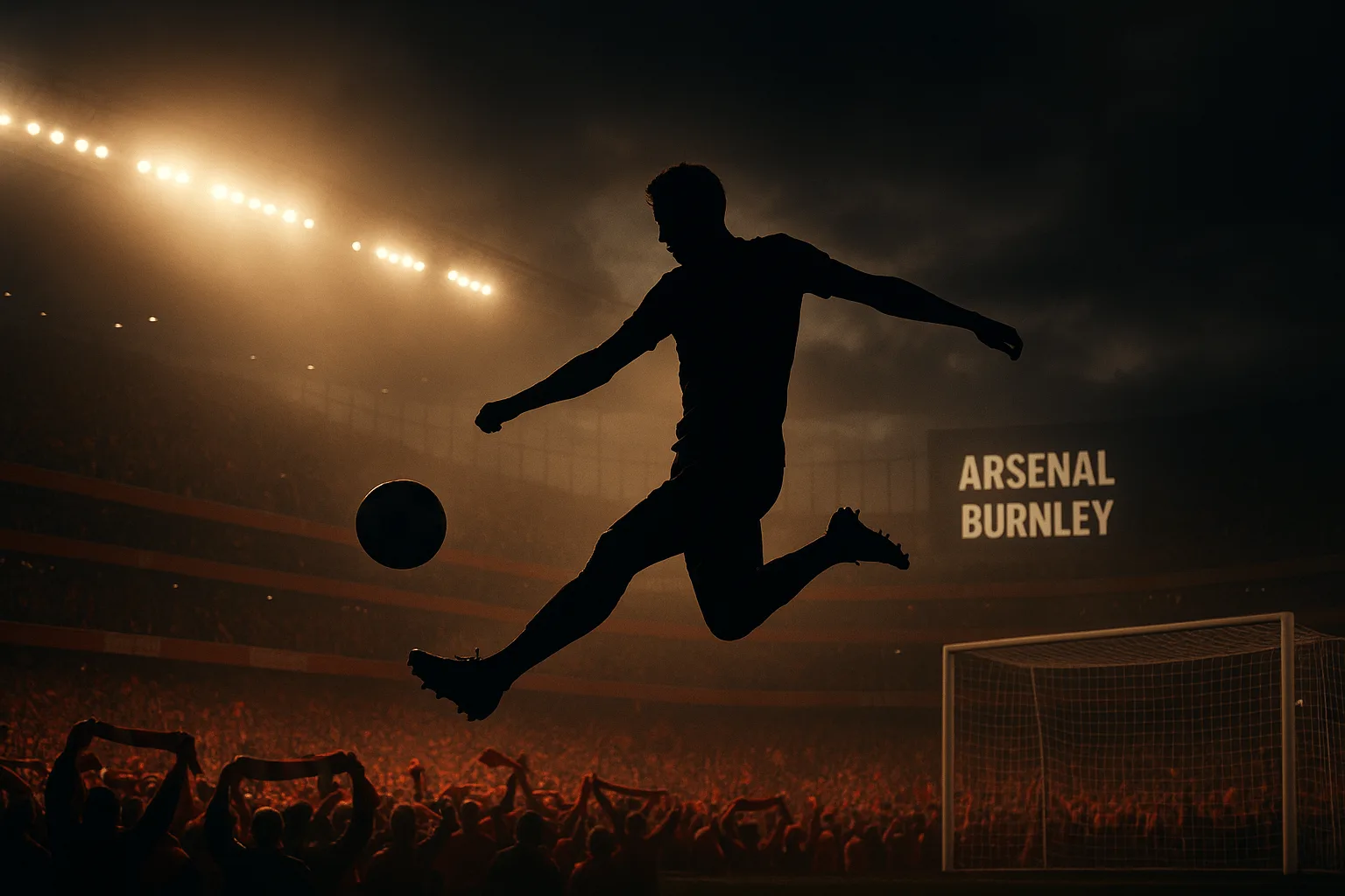 Arsenal se přiblížil k zisku titulu po těsné výhře nad Burnley