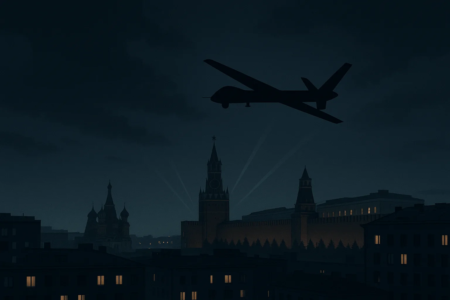 Aktuální situace kolem moskevského Kremlu