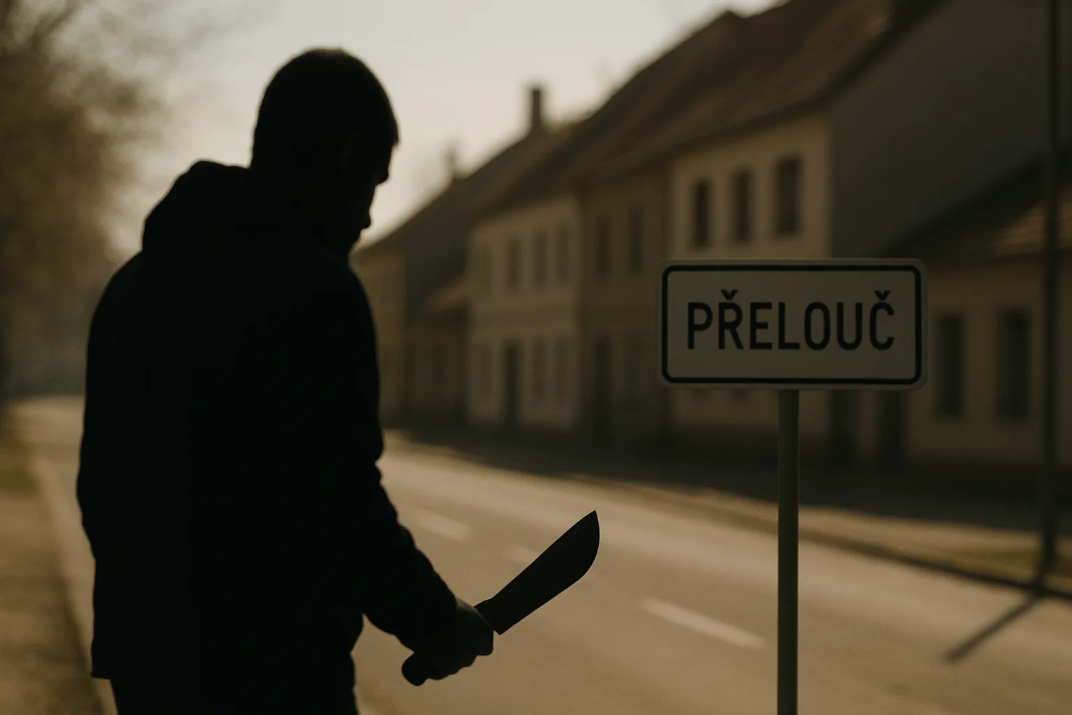 V Přelouči pátrá policie po muži se sekáčkem