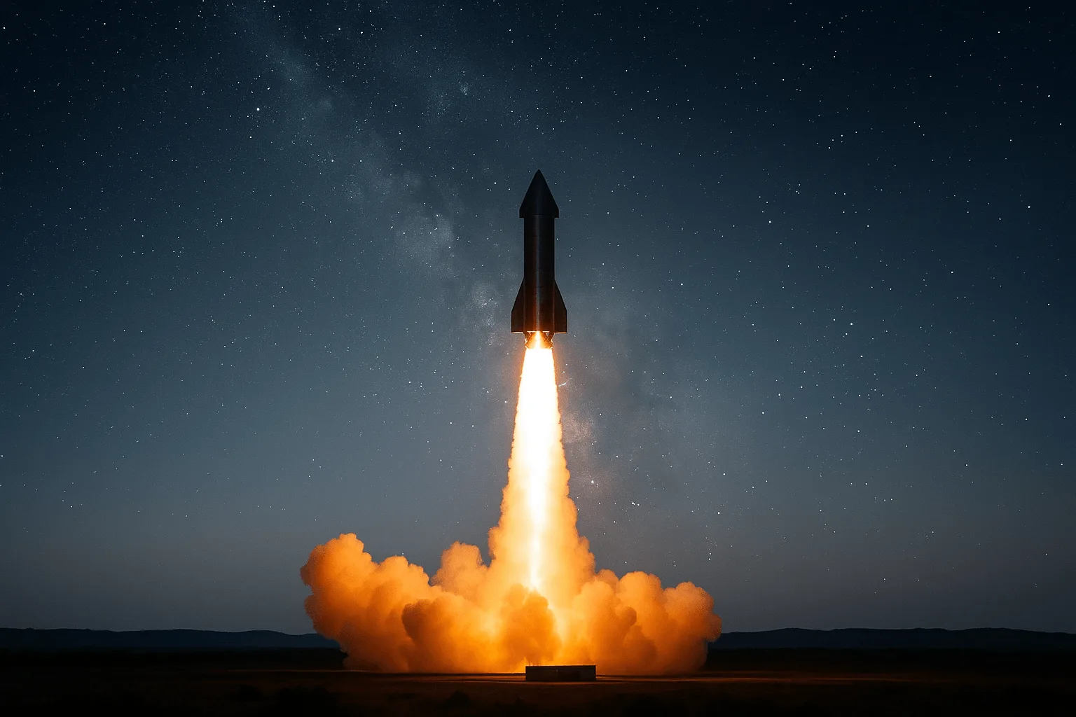 SpaceX úspěšně otestovala nejvýkonnější verzi lodi Starship