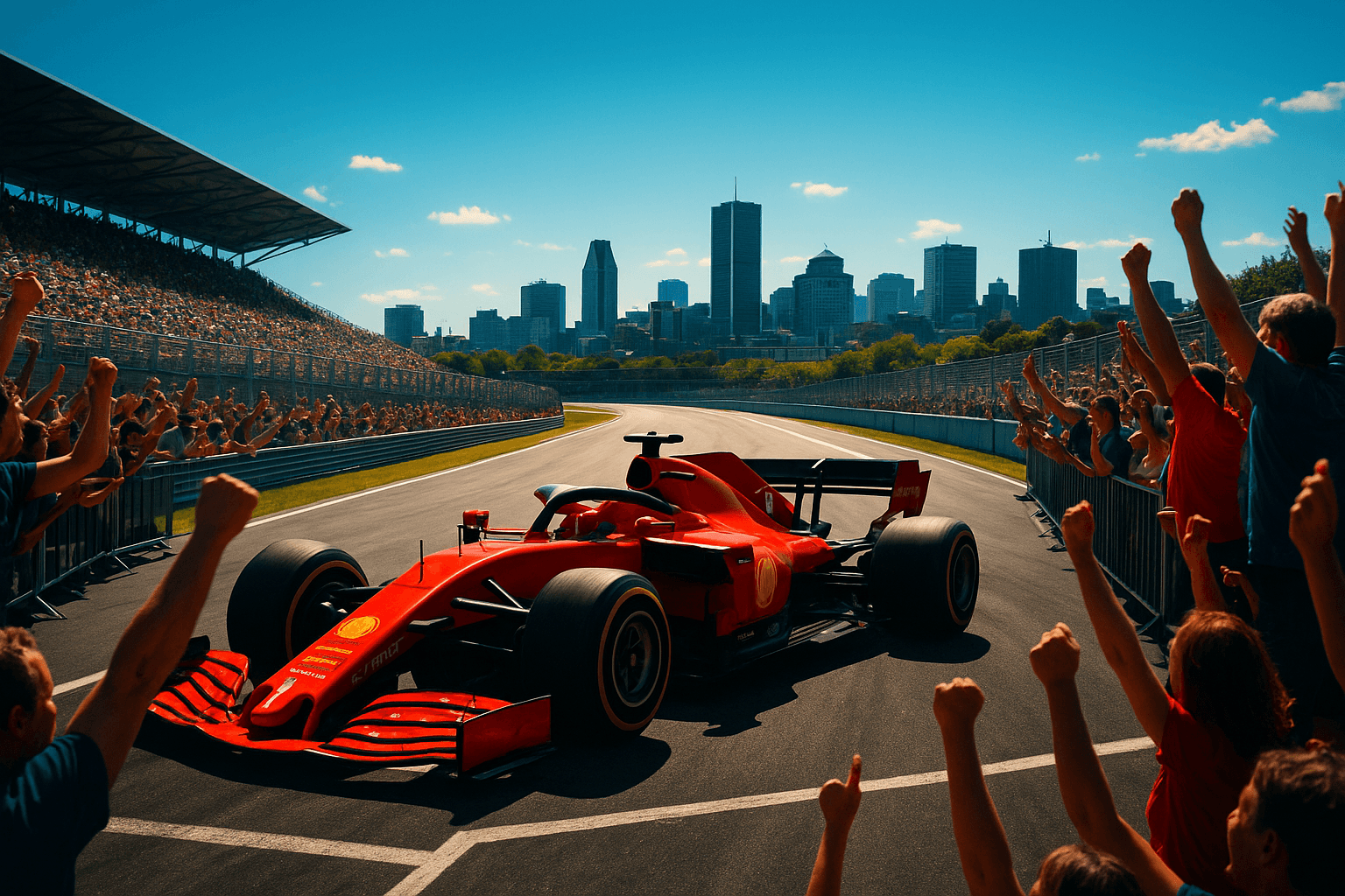 Lewis Hamilton dosáhl svého nejlepšího výsledku s Ferrari na Velké ceně Kanady