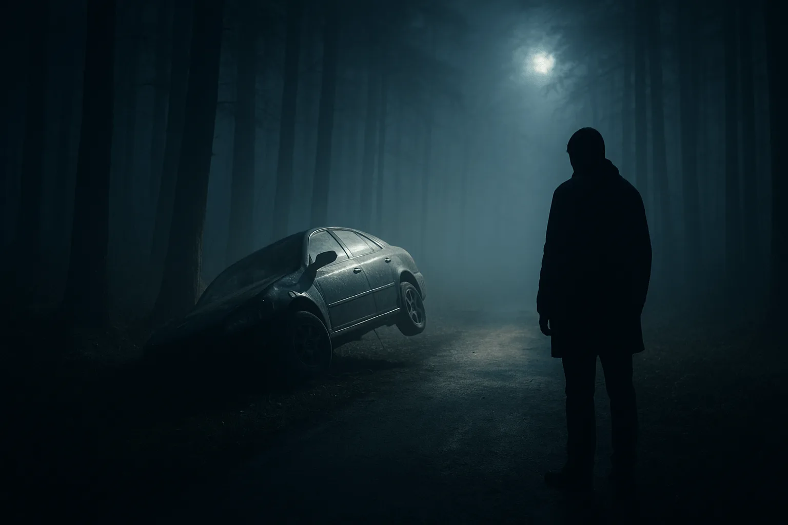Tragická nehoda u Strání: Auto skončilo mezi stromy, jeden člověk zemřel