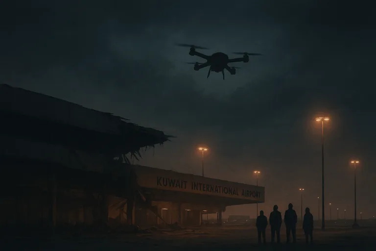 Íránský útok dronem zasáhl kuvajtské letiště, zraněno několik osob
