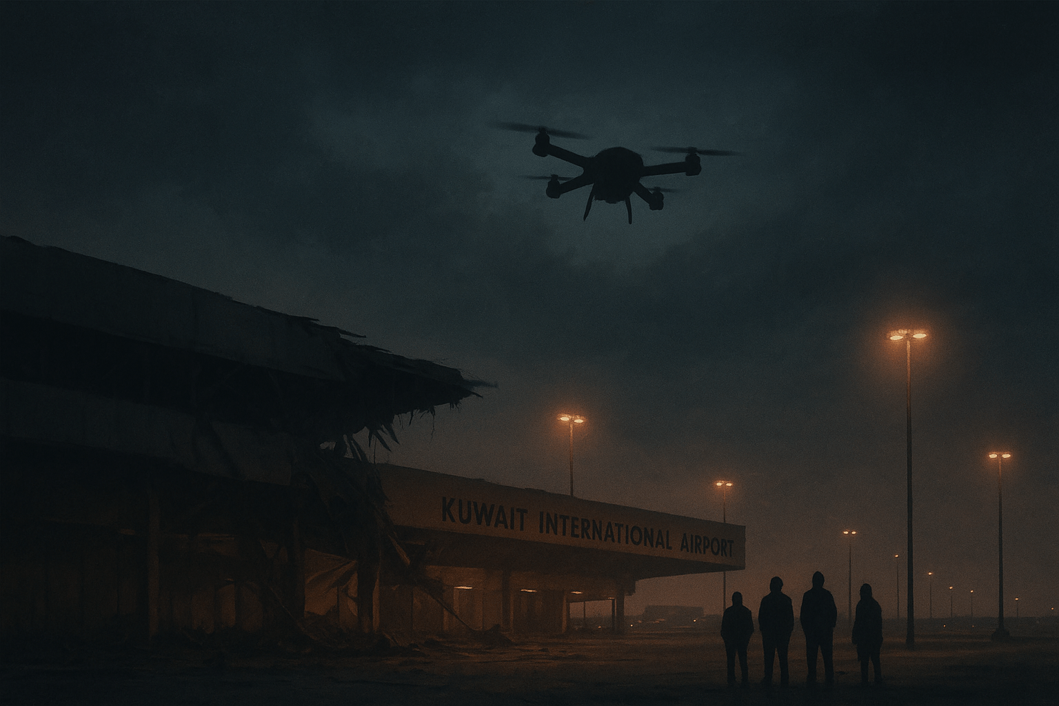 Íránský útok dronem zasáhl kuvajtské letiště, zraněno několik osob