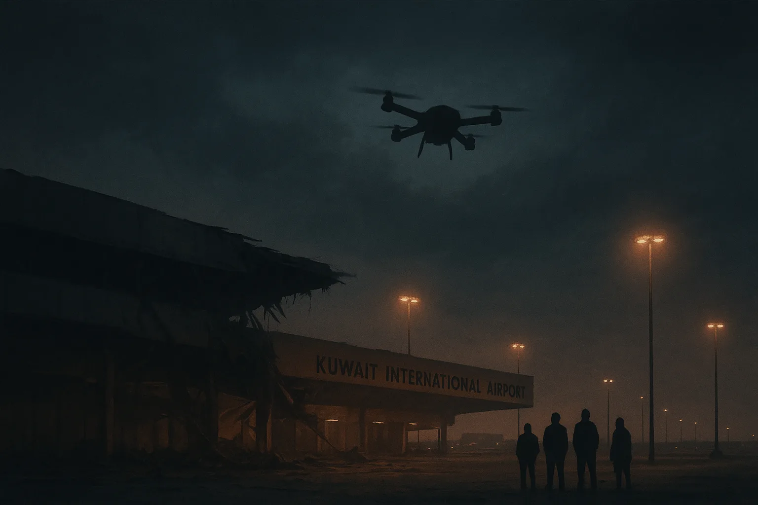 Íránský útok dronem zasáhl kuvajtské letiště, zraněno několik osob
