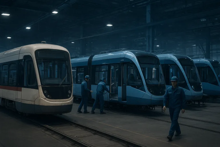 Budapešť zahajuje montáž nových tramvají CAF Urbos 3