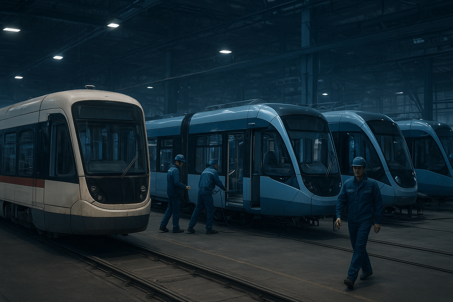 Budapešť zahajuje montáž nových tramvají CAF Urbos 3