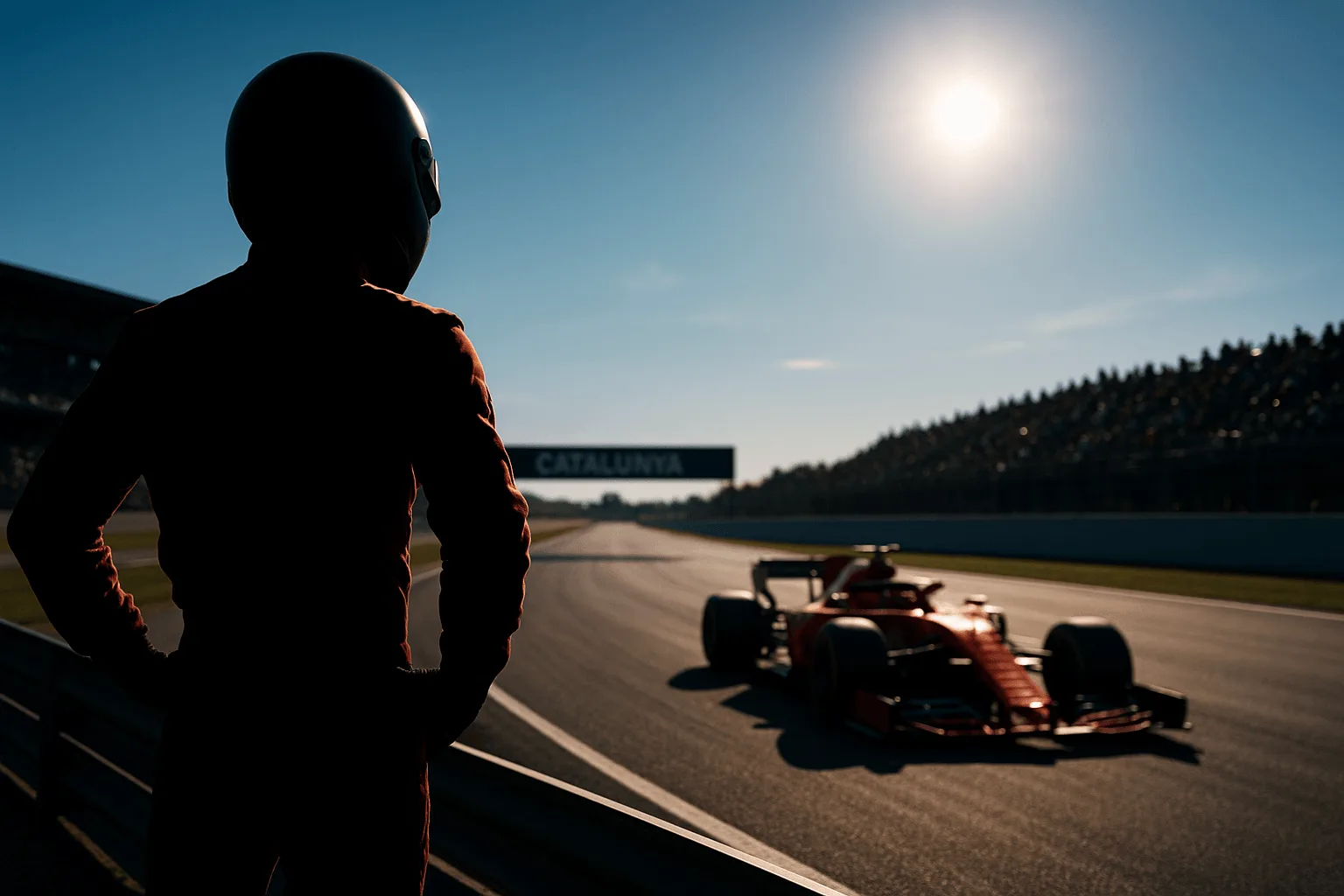 Lewis Hamilton slaví první vítězství pro Ferrari na Velké ceně Katalánska