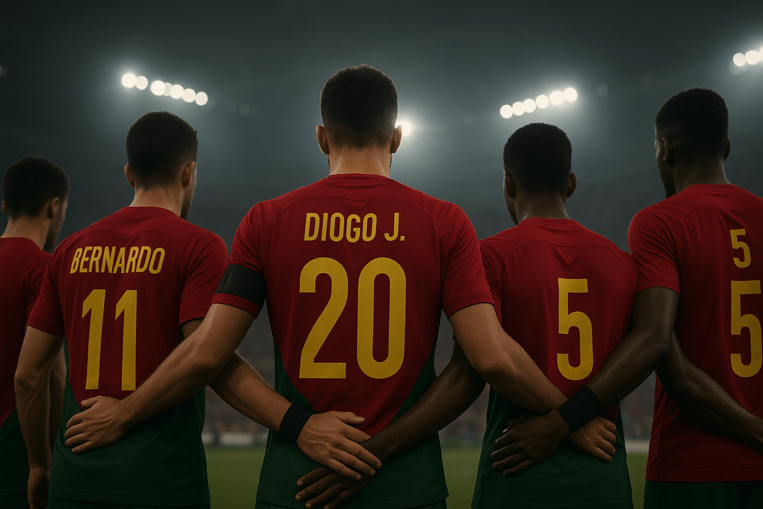 Portugalská reprezentace vzdává hold Diogu Jotovi během mistrovství světa 2026