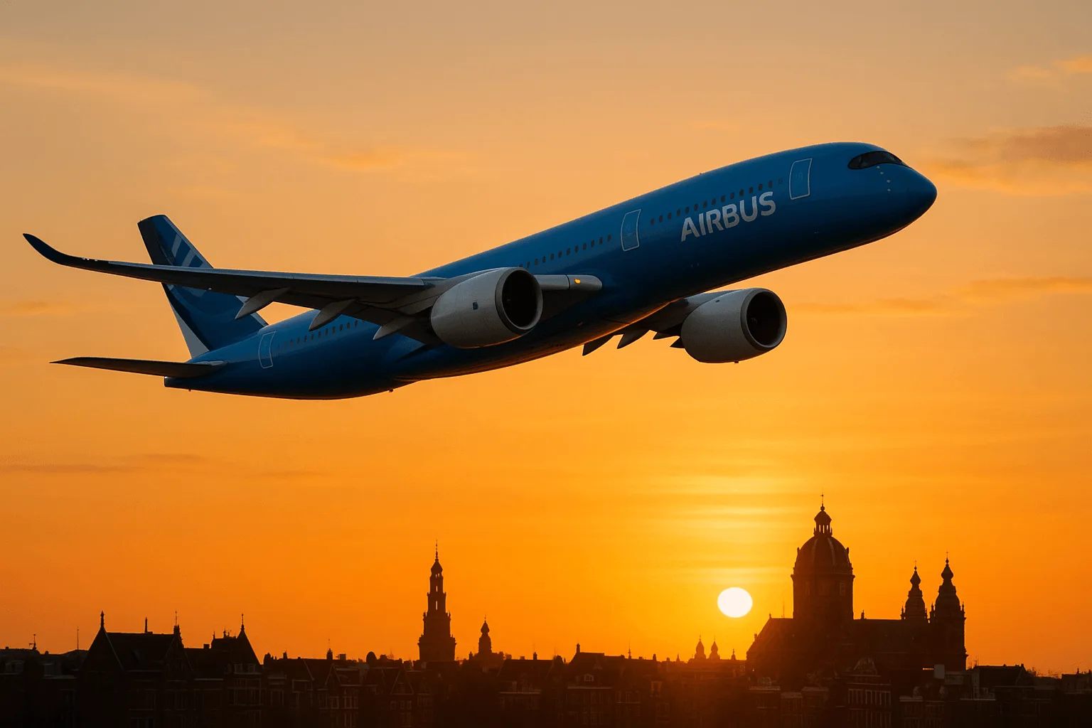 KLM představuje první Airbus A350 s názvem „Noční hlídka“