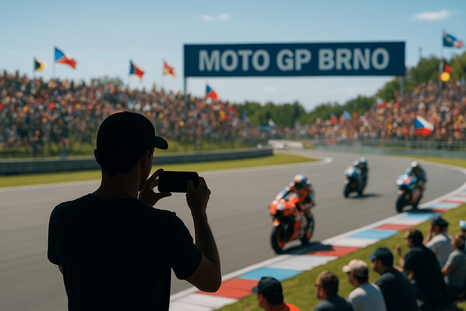 Prezident Petr Pavel se zúčastnil MotoGP na Masarykově okruhu