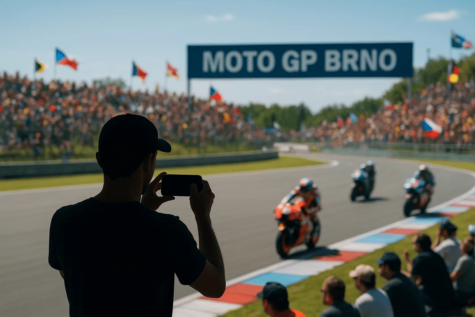 Prezident Petr Pavel se zúčastnil MotoGP na Masarykově okruhu