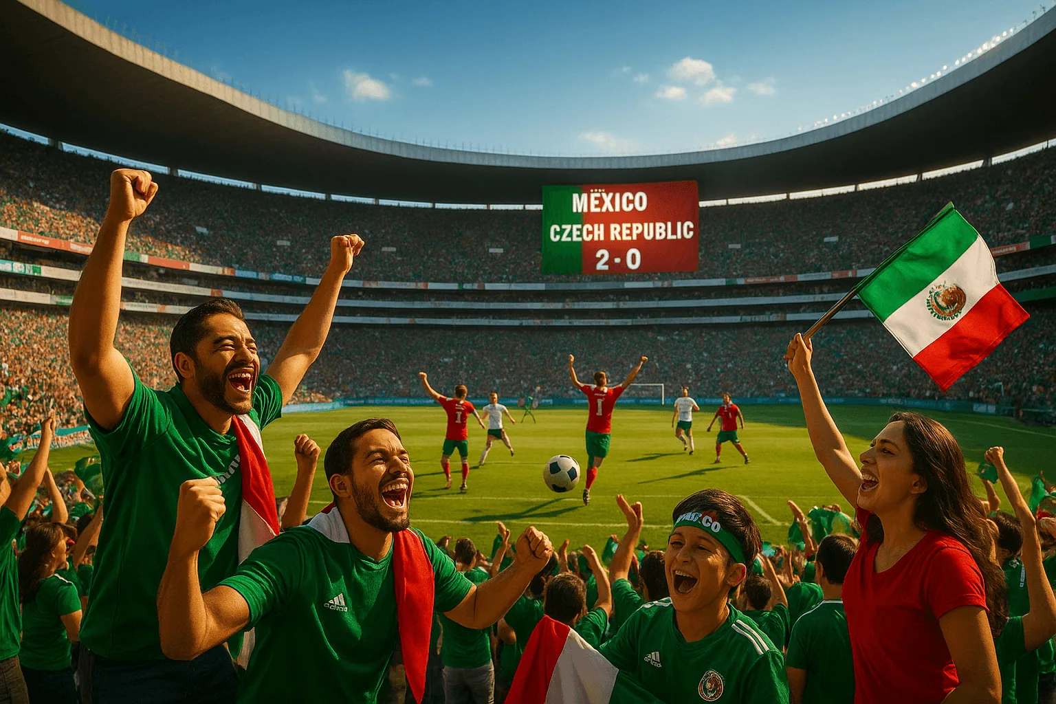 Mexiko porazilo Českou republiku 3:0 a postoupilo do osmifinále