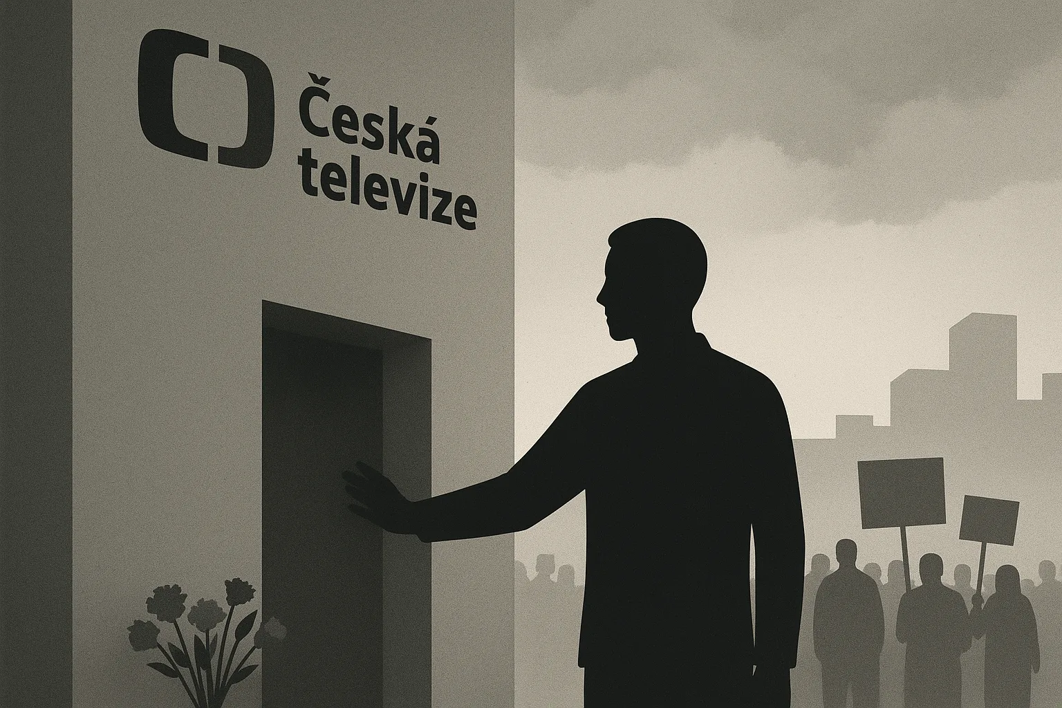 Česká televize zahájila jednodenní stávku proti změnám financování