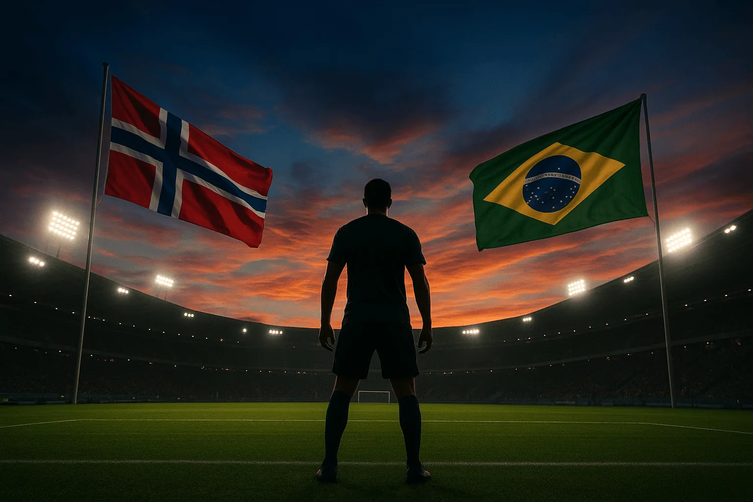 Erling Haaland v osmiﬁnále MS 2026: Norsko čelí Brazílii