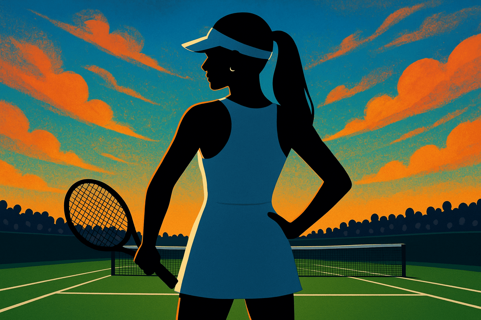 Linda Nosková: Česká tenistka s piercingem na Wimbledonu