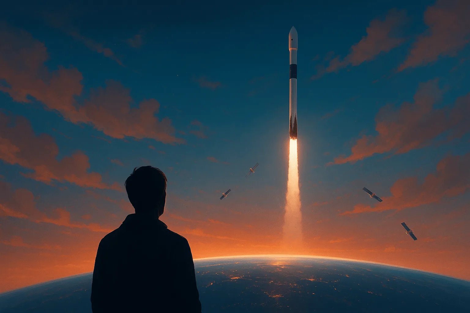 SpaceX úspěšně vypustil 24 satelitů Starlink z Kalifornie