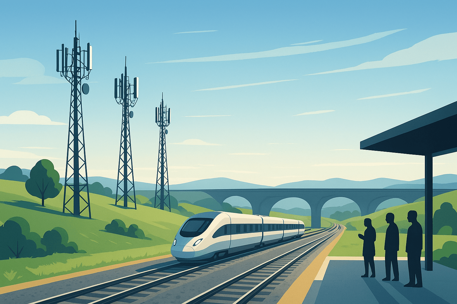 Na hlavním železničním koridoru přibudou nové vysílače pro lepší mobilní signál