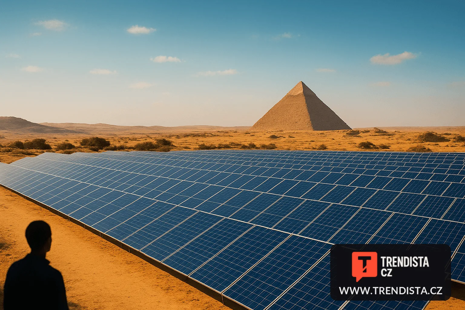 Egypt schválil projekt solární elektrárny o výkonu 1 GW s bateriovým úložištěm