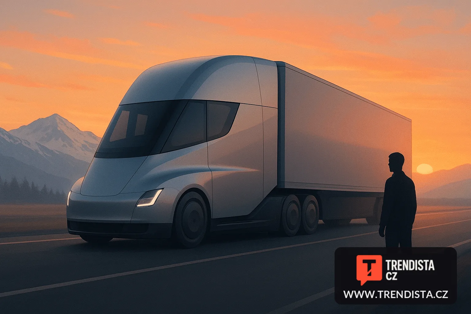 Tesla zahajuje sériovou výrobu elektrického tahače Semi v Nevadě