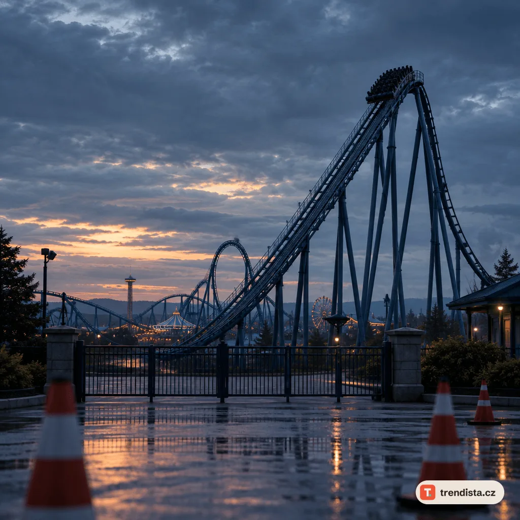 V parku Six Flags zemřel návštěvník, firma zavřela 9 drah