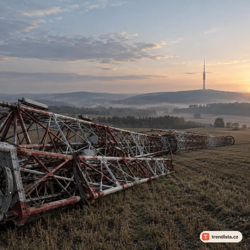 Stožáry v Liblicích padly. Česko má novou nejvyšší stavbu