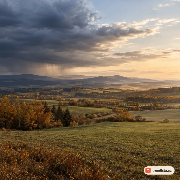 Studená fronta v sobotu ovlivní Česko, na západě zaprší