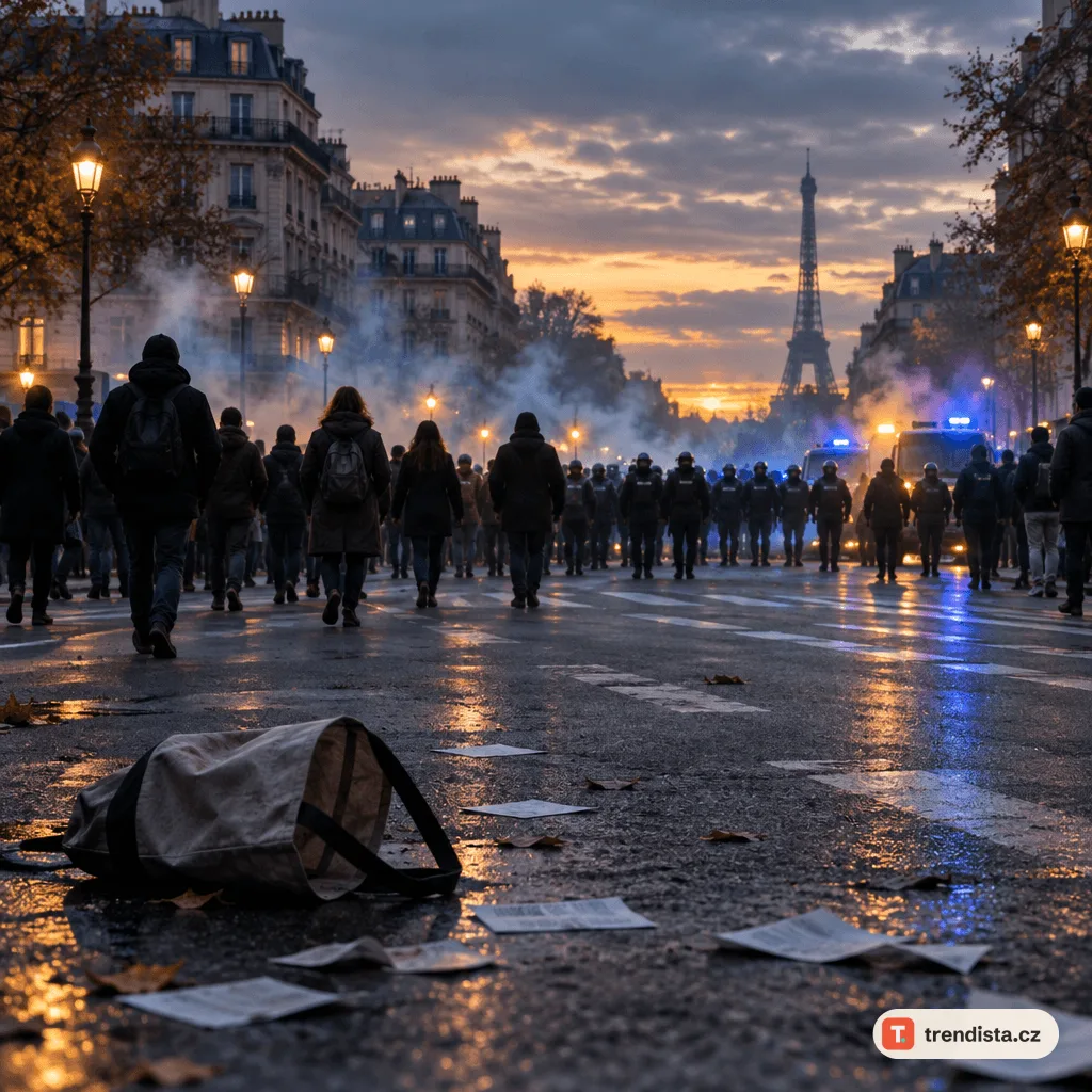 Ve Francii protestovalo 550 tisíc lidí, policie zadržela přes 1800