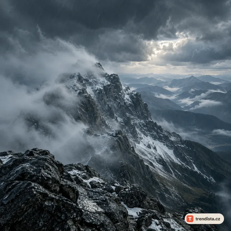Bavorsko čelí větru a dešti, na Zugspitze hrozí 120 km/h