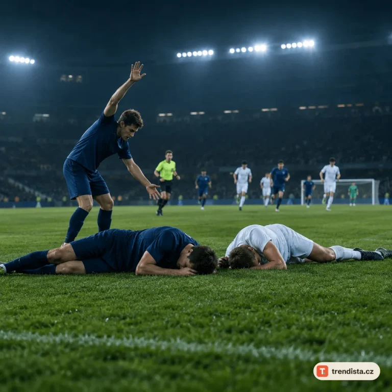 Coufal žádal lékaře po srážce hlav, sudí nechal hru běžet
