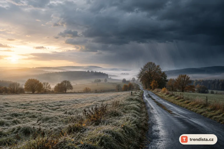Svátek 28. října přinese déšť od západu, ráno i mráz