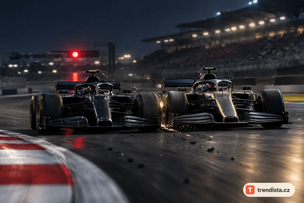 Verstappen i Lawson dostali penalizaci po střetu v Mexiku